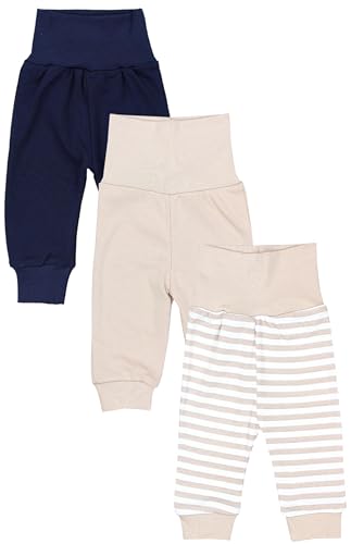 TupTam Baby Mädchen Lange Pumphose 3er Pack, Farbe: Streifen...