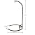 C-Shape Base Hanging Chair Hammock Stand - Powder Coated Construction for Egg Chair and Indoor/Outdoor Hammock Chairs, X-Large