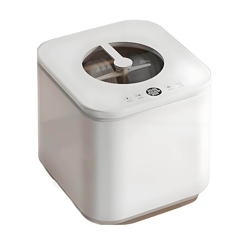 GSHSHOU Lavavajillas Doméstico Totalmente Automático, Mini Lavavajillas de Encimera con Función de Secado con Aire Caliente, 5 Programas de Lavado, Control Táctil, Familias Pequeñas. A