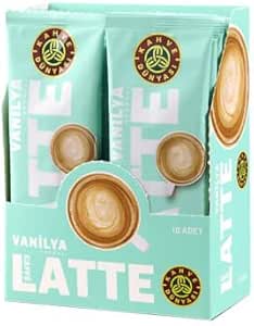 Kahve Dünyası Özel Seri Sıcak Vanilyalı Aromalı Caffe Latte, 10'lu