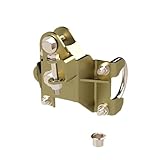 MetalCloak JK Track Bar & Stabilizer Relocation Bracket, Right Hand Drive, Corrects Steering Geometry, Added Protection, Gold Zinc Plated, Made in USA