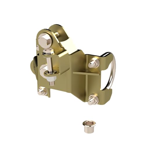 MetalCloak JK Track Bar & Stabilizer Relocation Bracket, Right Hand Drive, Corrects Steering Geometry, Added Protection, Gold Zinc Plated, Made in USA