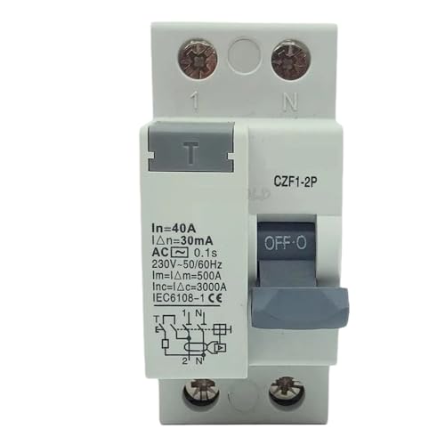 RCCB Type B 2P 25A 300mA dispositif différentiel pour borne de recharge et photovoltaïque