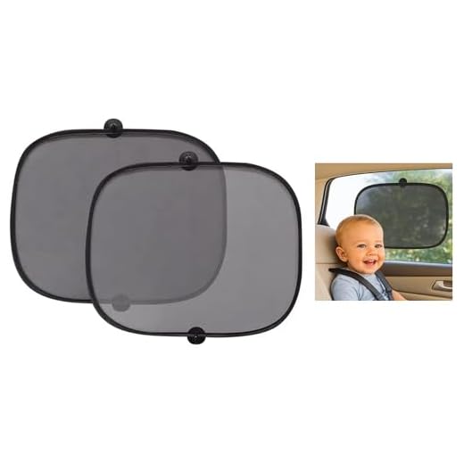 Protetor Solar para Carro com Ventosas, Kit com 2 Unidades, Proteção UV para Bebês e Crianças, Dobrável e Fácil de Instalar
