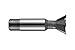 Dormer C8351.3/8 High Speed Steel Shank Dovetail Cutters, Bright Coating, High Speed Steel, 34.93 mm Head Diameter, 16 mm Flute Length, 35" Cutter Diameter
