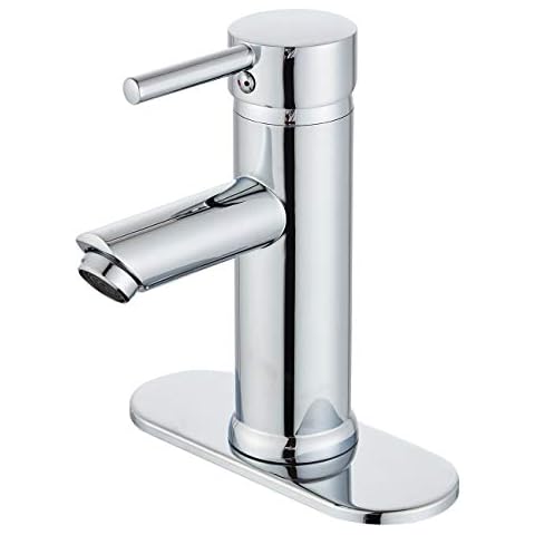 Beati Faucet Single Handle Bathroom Faucet - Bathroom Sink Faucet 1 Hole - Small RV Vanity Faucet,Chrome Cover