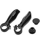 Hominas Bicycle Handlebar Horns Bicycle Horn Grips 1 Pair Handlebar End Safety Grips Aluminium ...