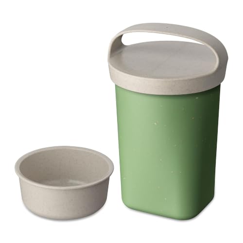 Frischhaltedose KOZIOL BUDDY Lebensmittelaufbewahrungsbehälter Gr B H L 10 cm x 18 cm x 10 cm grün (nature leaf green) Frischhaltedosen spülmaschinengeeignetmelaminfreirecycelbarCO²neutrale Produktion07L