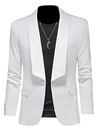 Blazer à un bouton homme idéal pour un mariage élégant ou une soirée chic