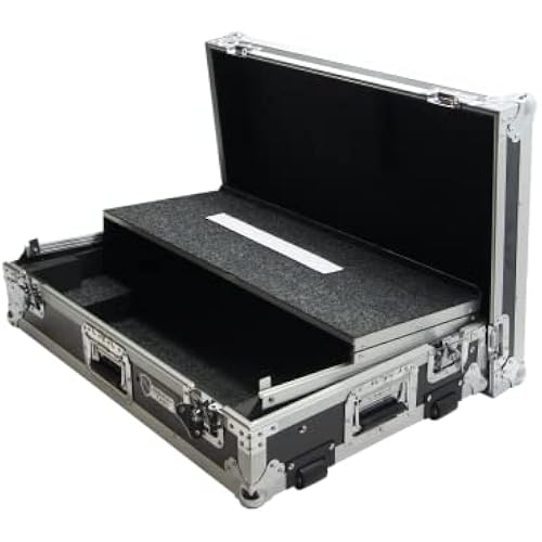 DDJ-REV7 Case with Laptop Tray Fits Pioneer DJ Controller - Harmony Cases