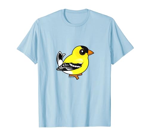 Cute Cartoon American Goldfinch Birdorable Bird Species T-Shirt