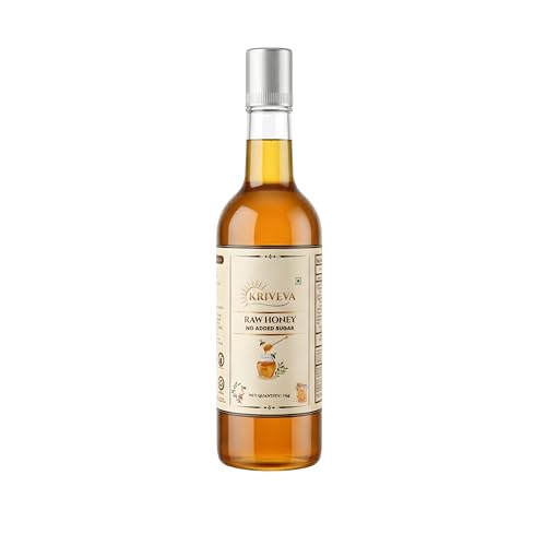 Image of KRIVEVA Premium Raw Honey - 1kg | NMR Tested | Unheated & Unprocessed | No Added Sugar | No Preservatives