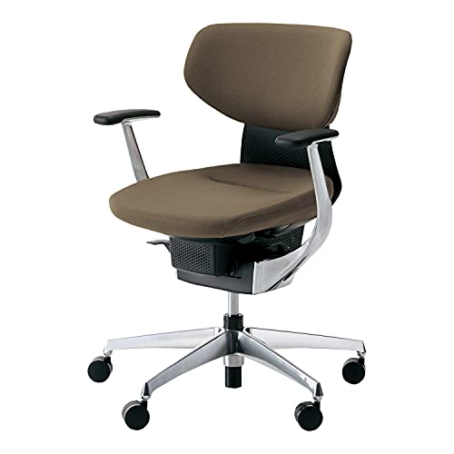 コクヨ イング イス ダークグレージュ クッションタイプ デスクチェア 事務椅子 座面が360°動く椅子 CR-GA3241E6G4M6-VN 【ラクラク納品サービス】