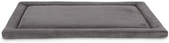 EveryYay by Petco Essentials Happy Place Dark Grey Velvet Dog Crate Mat and Pet Bed, Large