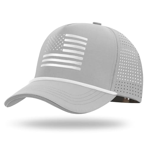 Image of Oversize XL XXL XXXL American Flag Trucker Hat, 250th Anniversary Snapback Hats, Large USA Baseball Cap for Men Big Heads