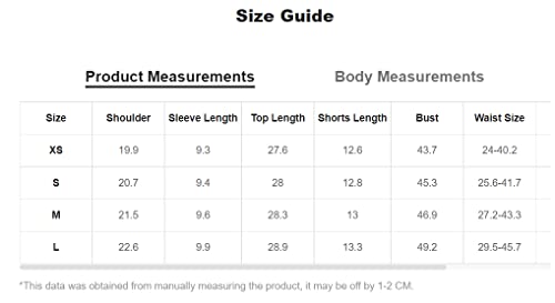 Makemechic Women's Casual 2 Piece Outfits Short Sleeve Button Down Blouse And Short Set Green L #TOP6