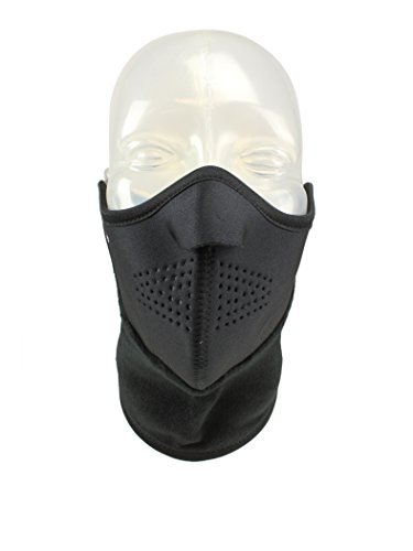 Seirus Innovation 8030 Neofleece Combo Scarf - Face and Neck Masque for Cold Winter Weather,Black,Small - Thumbnail 7