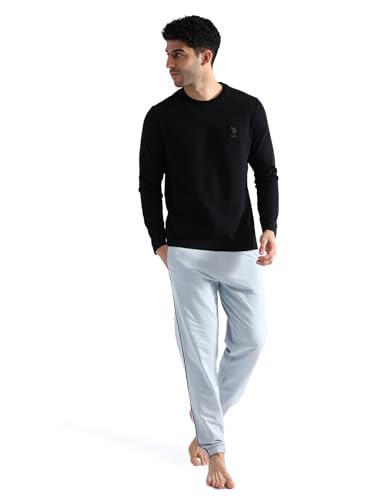 Image of U.S. Polo ASSN. Mens OEE05 Pure Cotton Oversized Lounge T-Shirt