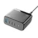 Produktbild Cellularline - MULTIPOWER Desk GAN 150W Ultrakompaktes GaN-Netzladegerät mit 4 Anschlüssen - 3 USB-C, 1 USB-A Anschluss - Ausgestattet mit Gan-Technologie - Ideal für Smartphones, Tablets und Laptops