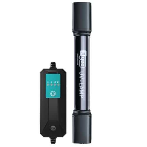 Image of VAYINATO Aquarium Fish Tank Submersible UV Light with Timer for Crystal Clear Water in Aquarium, Koi Pond & Swimming Pool | Helps to Removes Green Algea and Provide Clear Water (11) by Petzlifeworld