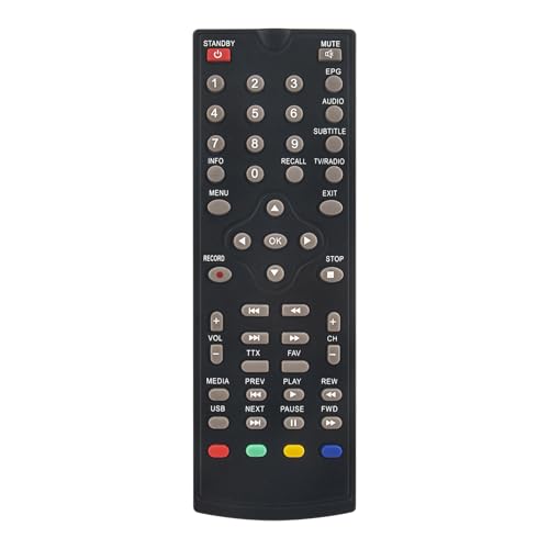 VINABTY Nouveau SNT912 SNT912HD Télécommande remplacée pour SEDEA TNT HD SNT912 for Sedea SNT912HD for FujiOnkyo FT912 for FujiOnkyo TNT HD FT912...