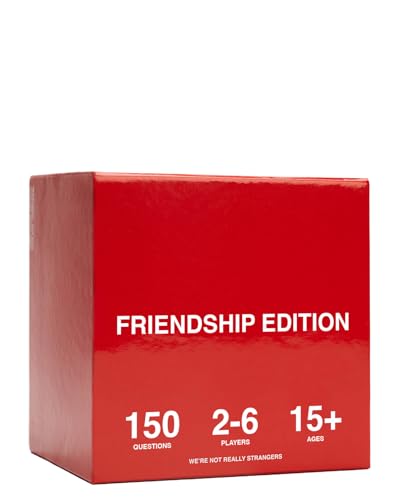 WE'RE NOT REALLY STRANGERS Friendship Edition Card Game - 150 Conversation Cards for Adults, Teens,...