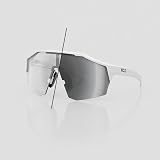 クー(KOO) サングラス ALIBI WHITE MATT/CLEAR PHOTOCHROMIC レギュラーサイズ 調光レンズ スポーツサングラス ロードバイク・サイクリング／UVカット・軽量モデル