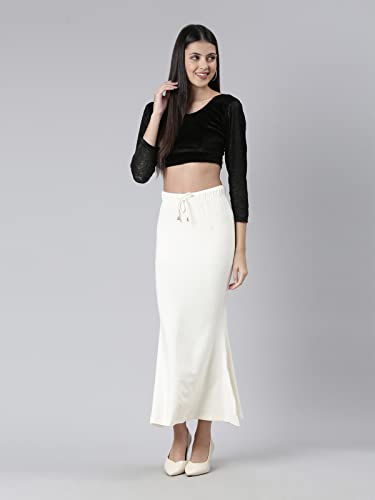 Image of TWIN BIRDS Saree Shapewear for Women | Super Soft Viscose Elastane Saree Petticoat Skirt | Stretchable & Comfortable SareeShaper