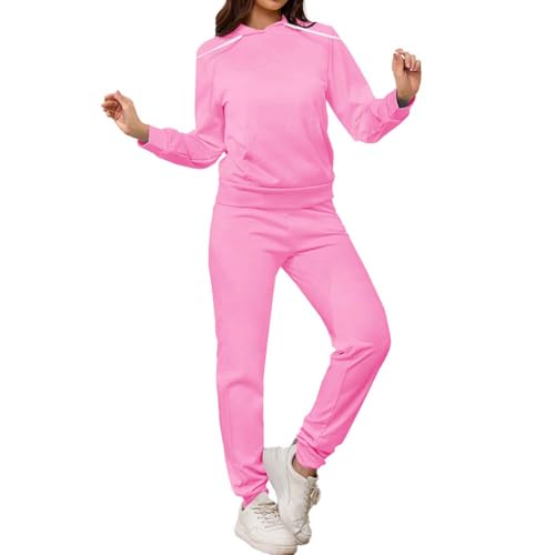 PINSV Sweatsuits Women 2 Piece Outfits Casual Jogging Suits Long Sleeve Hoodie Sweatpants Tracksuits Sets4