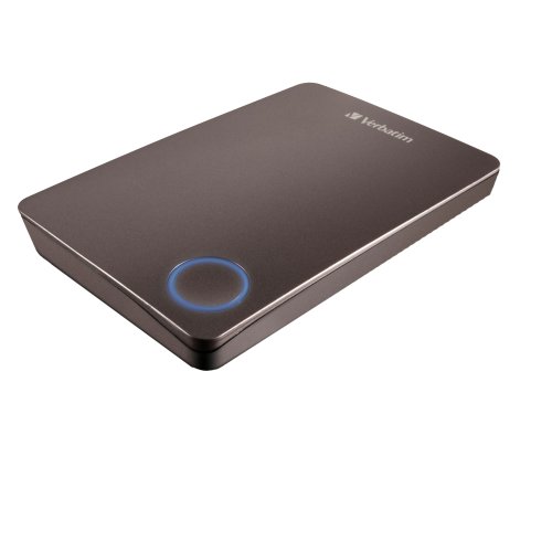 Verbatim Executive II 53050 750GB externe Festplatte (6,4 cm (2,5 Zoll), 5400rpm, 8MB Cache, USB 3.0) graphite grau