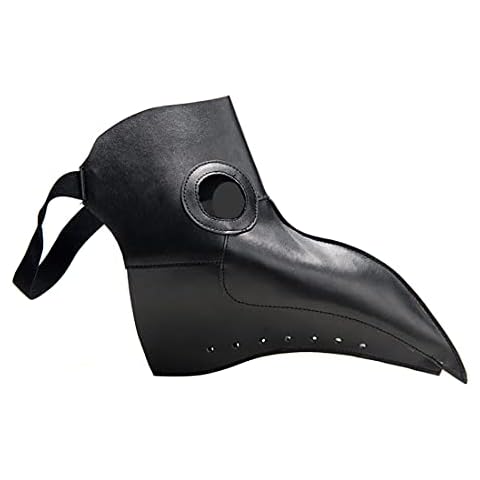 Plague Doctor Mask for Halloween, Costume Masks with Long Nose Bird Beak, Steampunk Cosplay Halloween Props, 2022 Cover