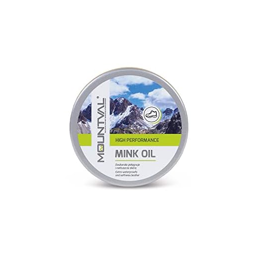 Mountval Mink Oil, Kvalitetssko Dubbin Oil, ger Näring till Vattentät och Skyddar Utomhusskor av Läder, 100 ml