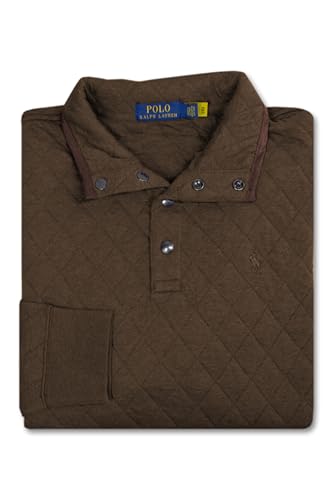 POLO RALPH LAUREN Mens Diamond Quilted Cotton Quarter Button Up