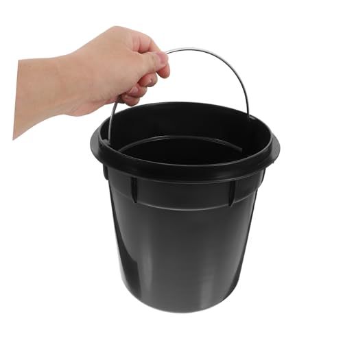 Funda para bote de basura industrial Alipis rectangular negra miniatura 3