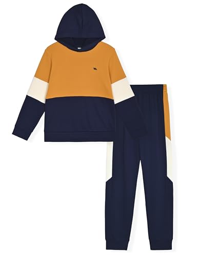 Boys Jogger Sets for Kids 2 Pack Fleece Hoodie and Pull-On Sweatpants for Kids Skateboarding3
