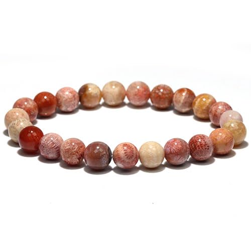 킢 8mm tHbVR[ uXbg ΎX Fossil coralk VR p[Xg[ ANZT[ l