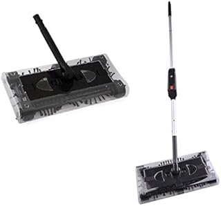 NEU! Akkubesen mit extra starkem Akku - Kehrbesen Bodenkehrer elektrisch Marke HUKITECH Akku-Besen Bodenwischer Wischer Besen Mopp Saugbohner Staubsauger Saugroboter kabellos & klappbar