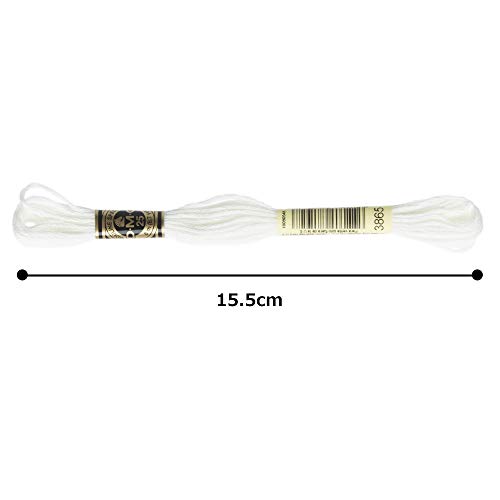 Image of DMC 6-Strand Embroidery Cotton Floss - Winter White - 12 /Pkg