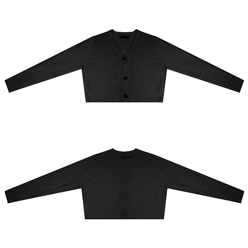 Image of Satuun Women's Long Sleeve Cropped Cardigan Sweaters Bolero Shrugs
