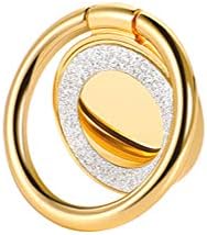 LENOUP Glitter Bling Bling Phone Ring Holder,Sparkle Phone Ring Kickstand, Cell Phone Finger Ring Grip for Almost All Phones/Pad(Rose Gold)