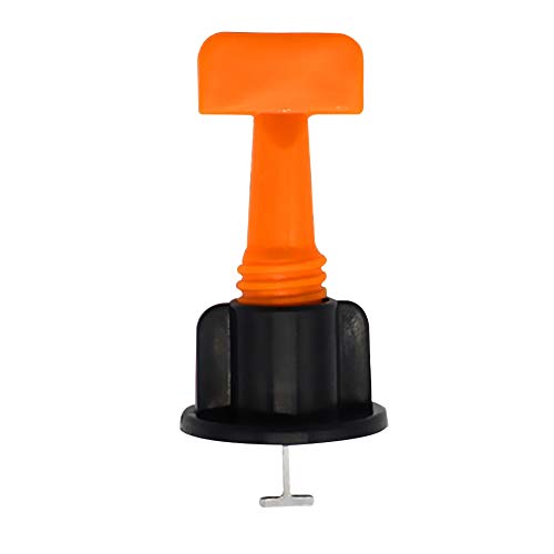 50Pcs Tile Positioning Leveler T Shape Tile Leveling Spacers Wedges Tile Flooring Wall Leveling Locator System,T-lock-Pliers-Tool-Tile-Leveling-System