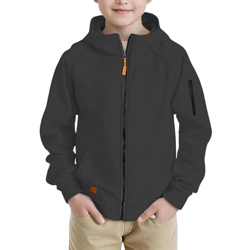 Boys Hoodie,Cozy Soft Zip Up Hoodies Sweatshirt Pullover Jacket with Pockets for Kids Clothes2