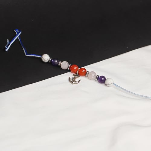 Image of Student Healing Crystal Rakhi for Brothers Study Aid, Boosts Focus, Chakra Balance, Reiki Charged