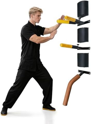 Wing Chun Dummy for Martial Arts Training, Wall Mounted or Portab...