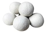 Clearance! Wool Dryer Balls, Chemical Free Natural Fabric Softener - Anti Static Felted Wool Clothes Dryer Balls for Laundry, Eco-Friendly, Reusable, Reduces Drying Time - 6 Pack
