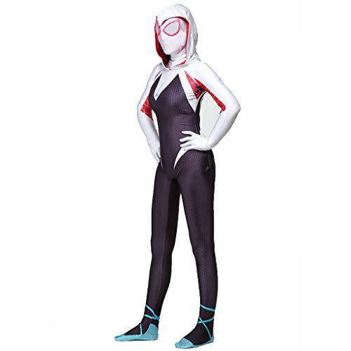 Spider-Man, Marvel Avengers Erwachsenen weißen Gwen Stacy Spiderman Kostüm PS4 Superheld Anime Zentai Kostüme Film Cosplay Kostüm Overall