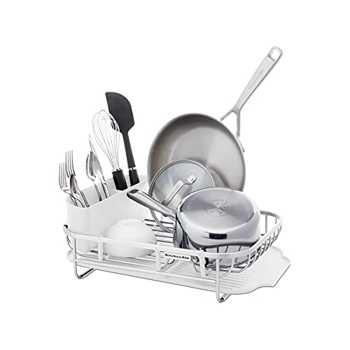 Kitchenaid Aluminum Dish Rack, 17.36-Inch, White #TOP4