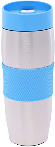Nessan Mug with silicone Rubber 380ml Blue, F-HV056-Blu