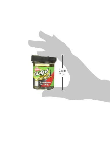 image for Berkley Gulp! Alive! Minnow Fishing Bait, Green Shiner, 1in, Extreme S