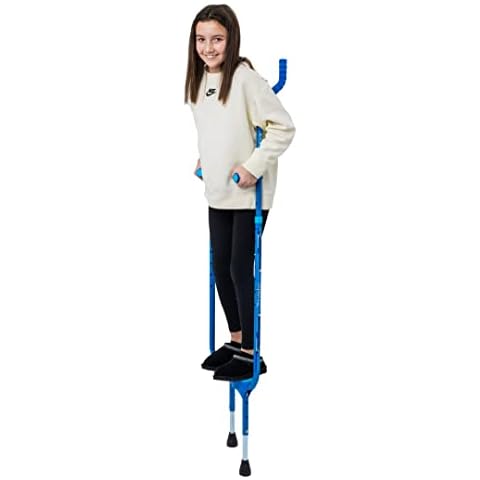 Flybar Master Walking Stilts for Kids – 5 Adjustable Heights, Sturdy, Easy Assembly, Wide Non-Slip Rubber Bottom Tip, Foam Grips, Outdoor Toys for Kids Ages 10+, 200 lbs Cover